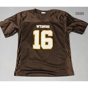 Pro Edge (16/18) XL Brown Polyester Wyoming Cowboys Jersey